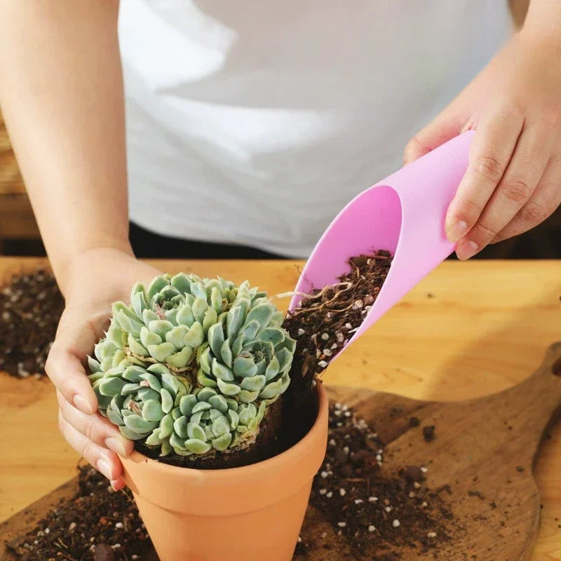 Plastic Succulent Cups Green Plants Potted Plants Gardening Tools Soil Shovels Mini Gardening Tools